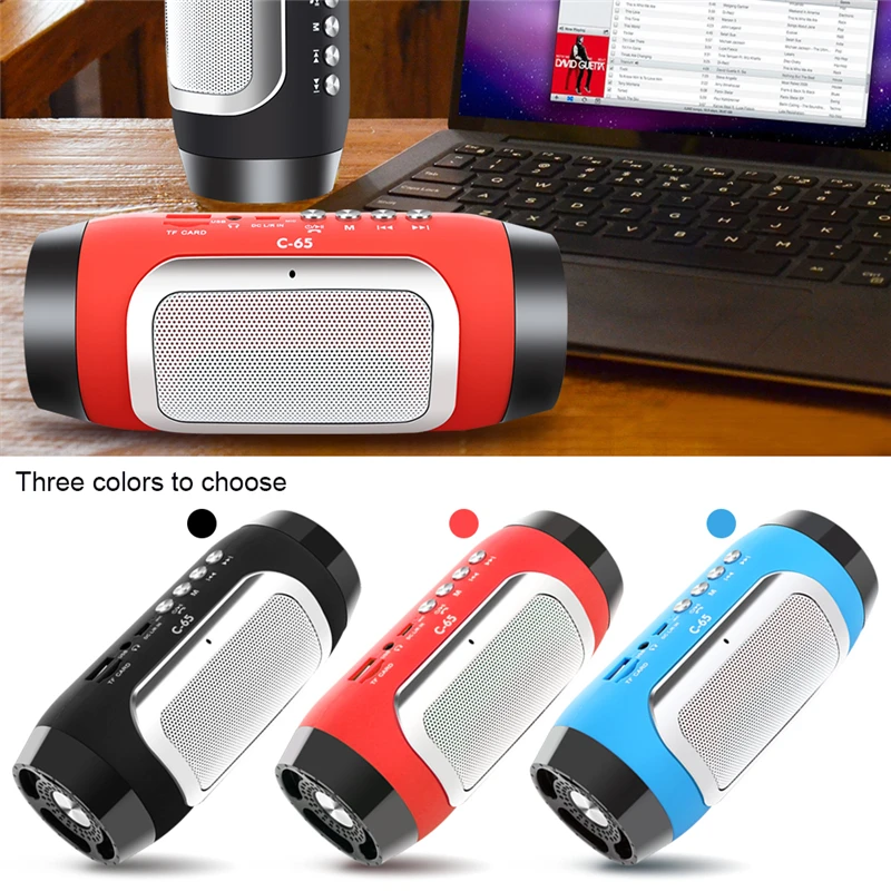 Портативная беспроводная bluetooth Колонка HiFi стереозвуковая панель Jack настольная