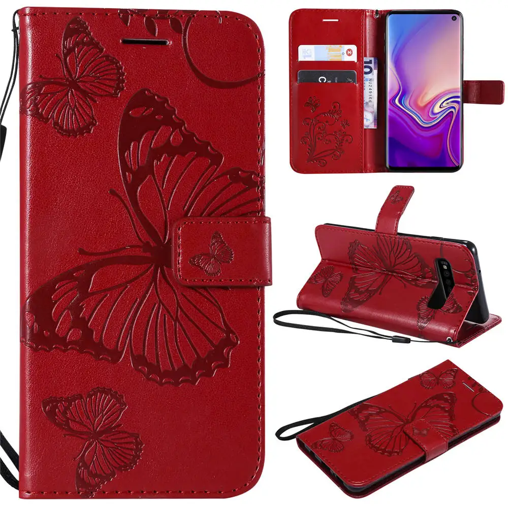 3D кожаный чехол для samsung Galaxy S10 S10E S9 S8 Plus, чехол-книжка с бумажником, чехол для телефона s для samsung Galaxy S8 S9 S10 Plus, чехол