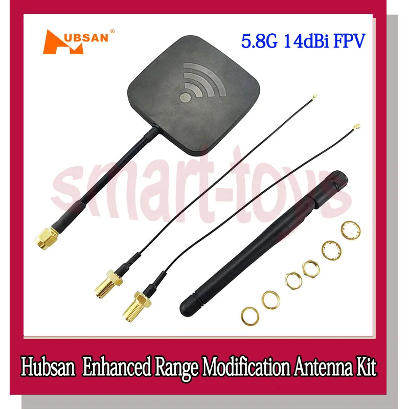 Комплект антенн Hubsan FPV с улучшенным диапазоном 5 8 ГГц 14 дБи для H501S H502S H107C H107D jjjrc H25G