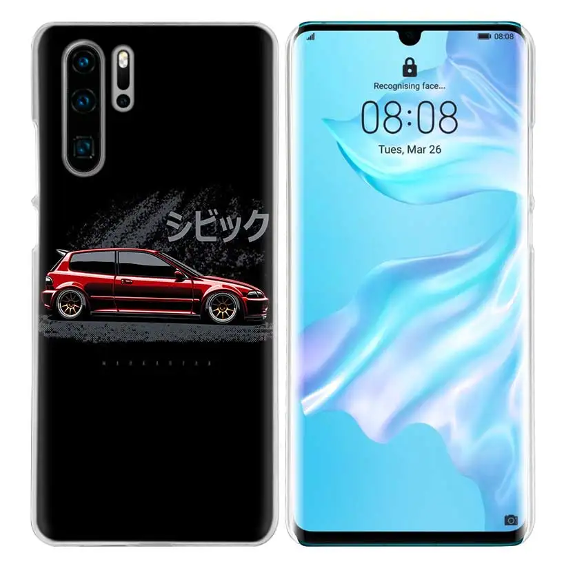 Классный чехол-комикс для спортивных автомобилей huawei P20 P30 P Smart Nova 4 3i P10 P9 P8 mate 10 20 lite Pro Mini жесткий чехол для телефона из ПК