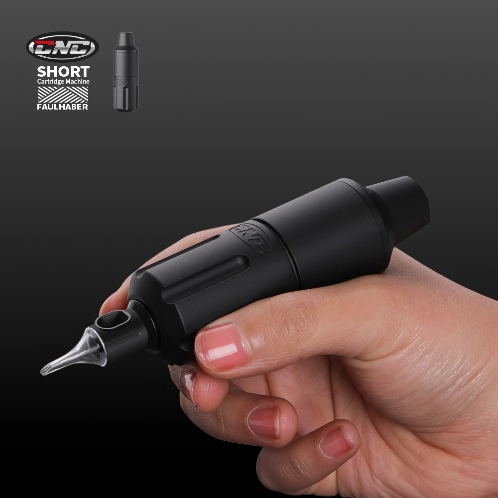 CNC New Short Pen Rotary Cartridge Tattoo Machine FAULHABER Motor
