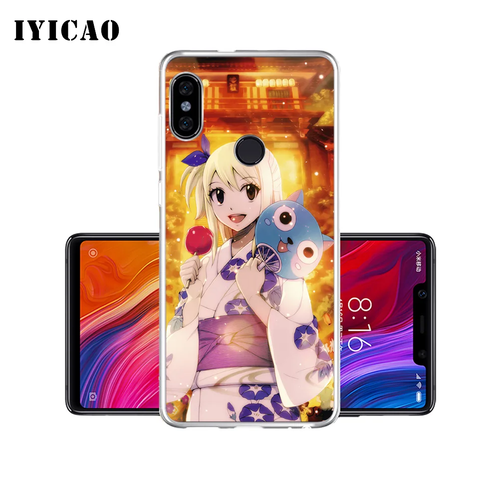 Мягкий силиконовый чехол для телефона IYICAO Lucy Heartfilia Fairy Tail Xiaomi Mi 9 8 SE 6 A1 A2 Lite F1 MIX2S MIX3