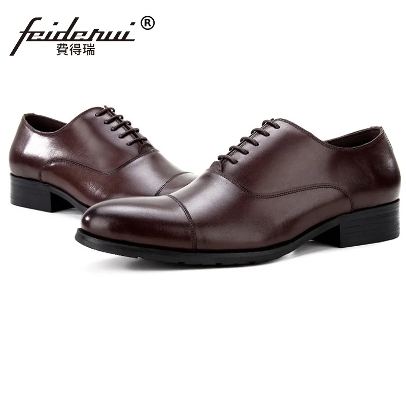 Мужские туфли оксфорды из натуральной кожи на плоской подошве|flats brand|flats designerflats