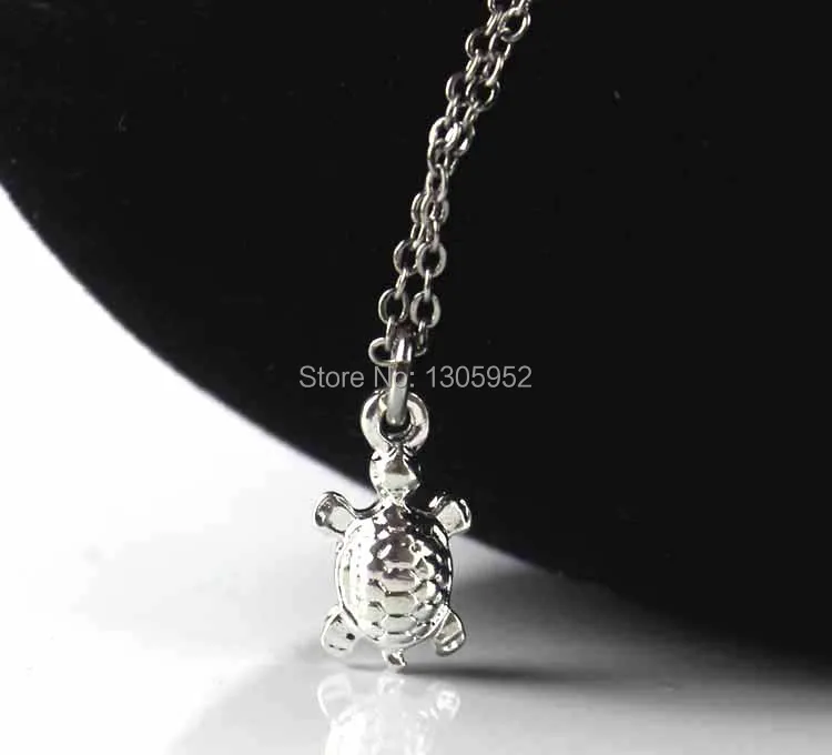 2016 подвесная цепь ожерелье красивые с серебряным покрытием и кулоны украшения