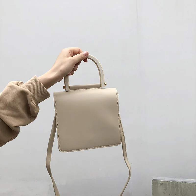 Youda новая Корейская простая Студенческая сумка Harajuku одноцветная PU материал