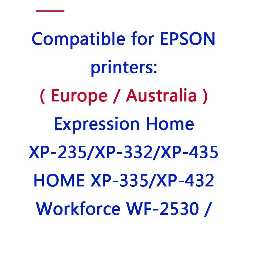 5 упаковок T29 29XL T2991-T2994 чернильный картридж совместимый для Epson XP-235 XP-332 XP-335 XP-432