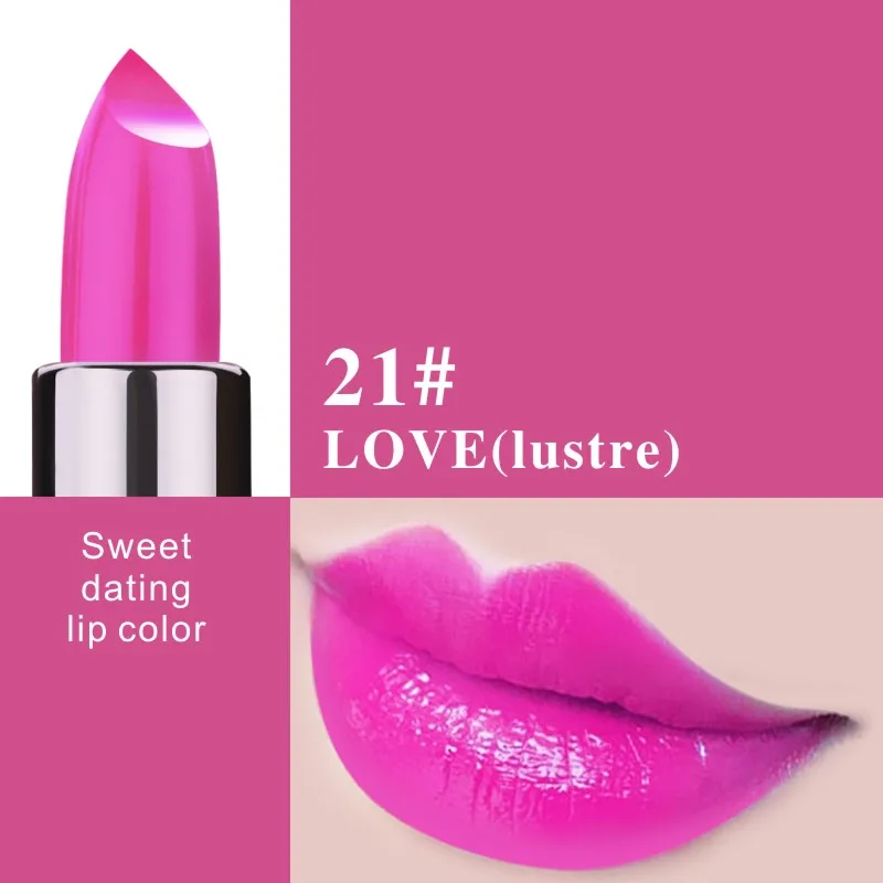 purple lipstick HENLICS beauty Водонепроницаемый Макияж для губ 6 цветов увлажнитель длительного действия тинт для губ пигментная Помада для губ maquiagem - Цвет: purple lipstick