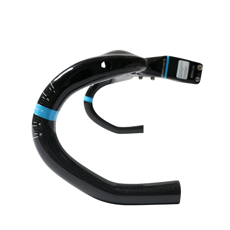 ASIACOM полностью углеродный руль для шоссейного велосипеда цельный согнутый