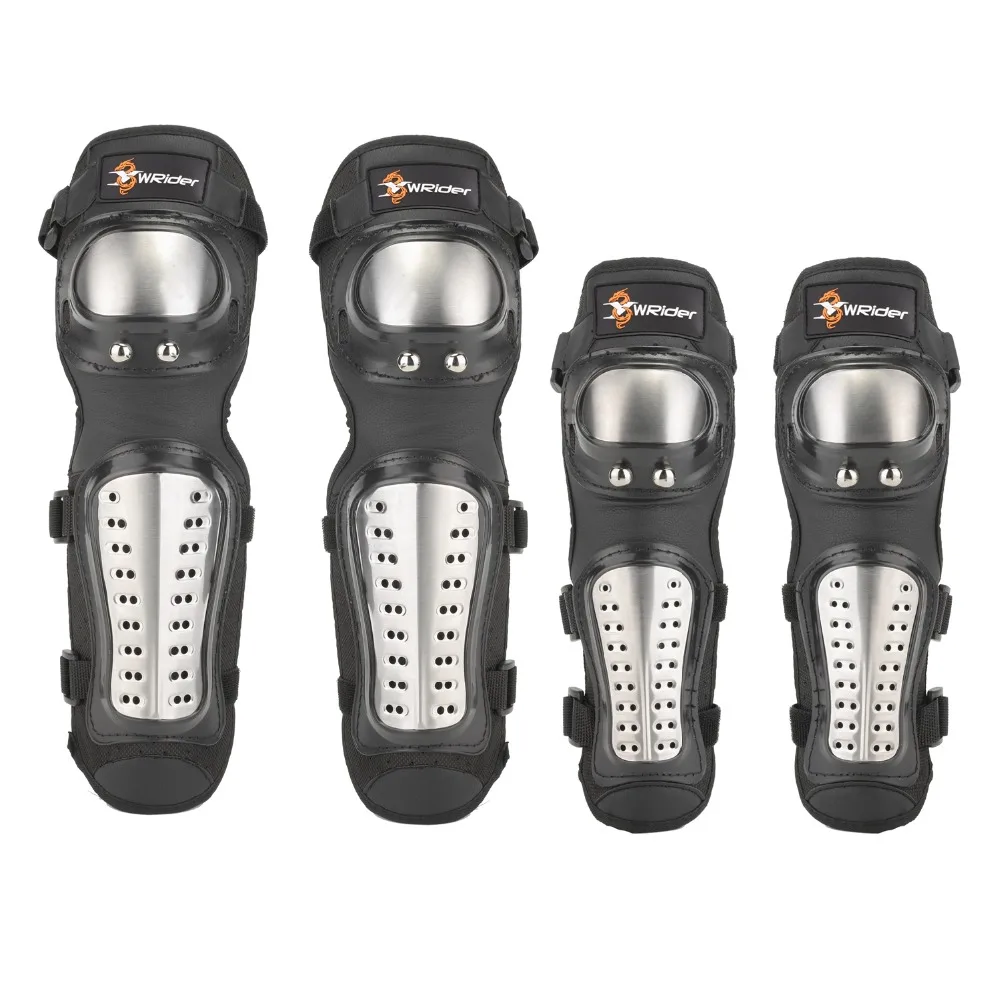 4 шт. Защитные Налокотники для мотокросса из нержавеющей стали|steel knee pads|steel