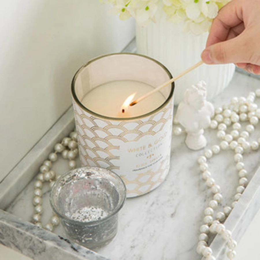 Ванильная Роза Led ароматерапия свечи искусство романтическая чашка свеча аромат