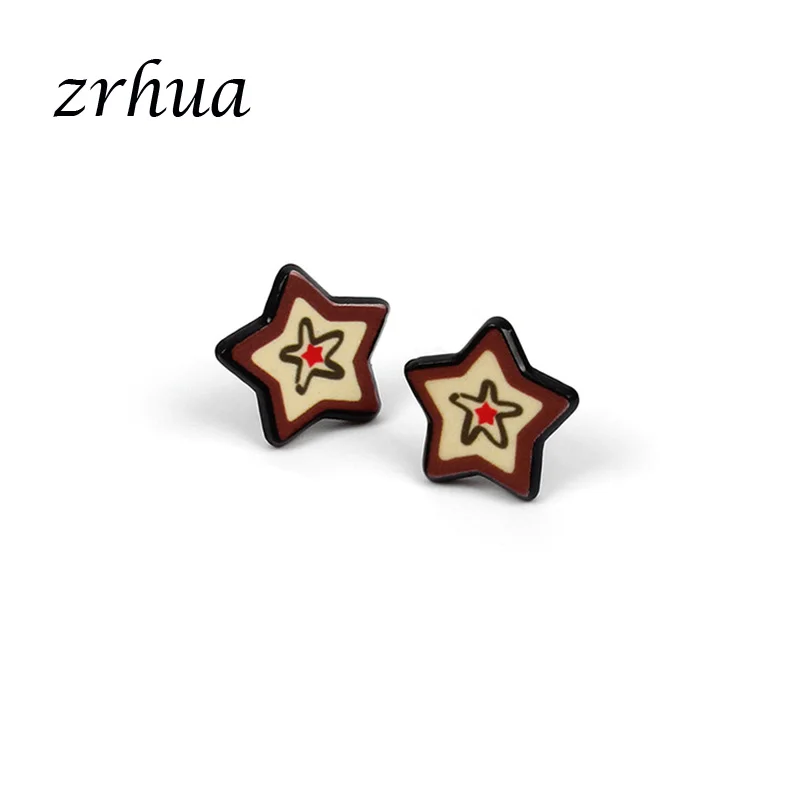 ZRHUA новые модные женские милые серьги-гвоздики со снеговиком на Рождество и Хэллоуин для женщин и девочек, модные ювелирные изделия, милые аксессуары для девочек