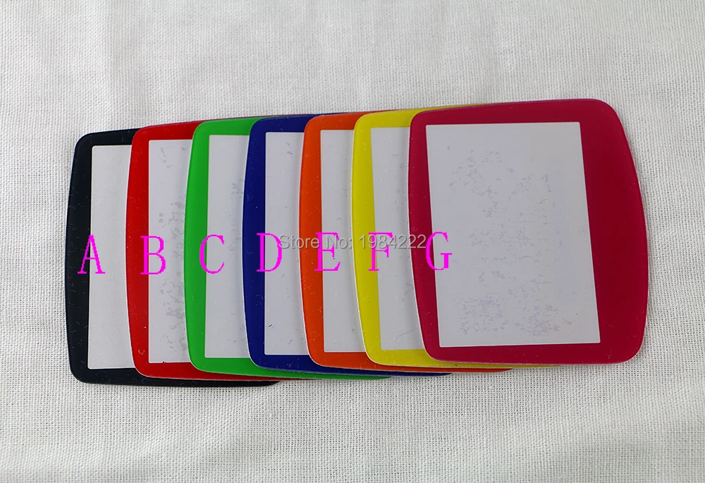 20 шт./лот разноцветная пластиковая сменная Защитная пленка для объектива Nintendo GBA |