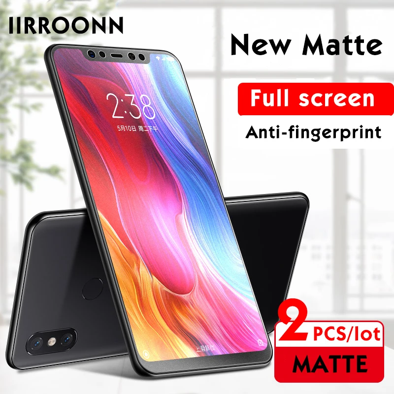 2 шт./лот закаленное матовое стекло для Xiaomi Mi 6 8 9 SE lite mix max 3 F1 Защита экрана xiaomi 8lite