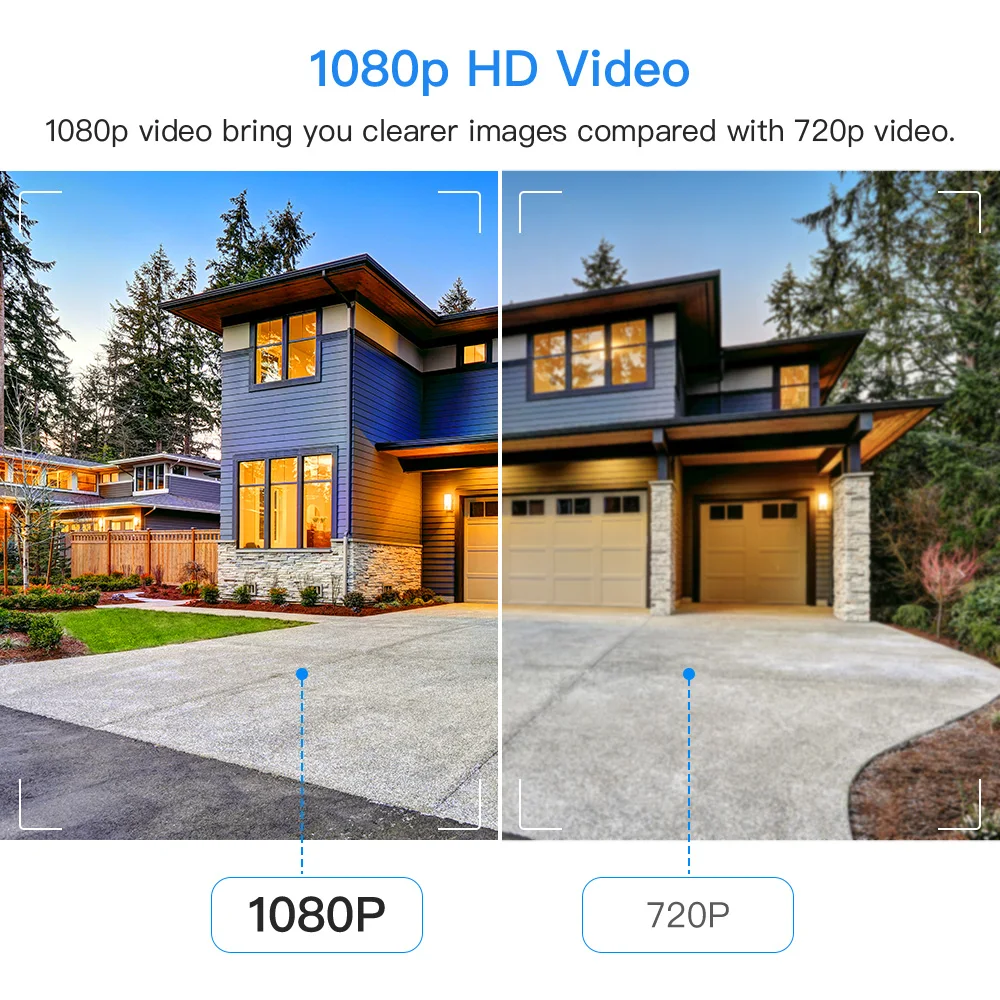 1080P Wifi камера для дверного беспроводного вызова ночного видения смарт видео глаз