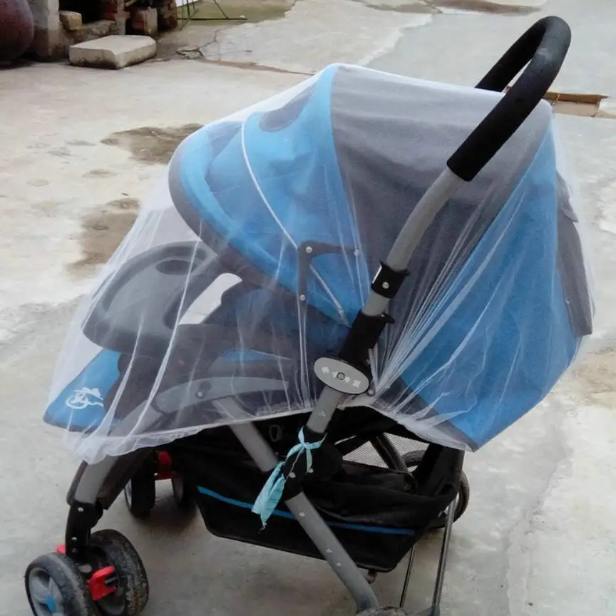 Летняя безопасная детская коляска полное покрытие от насекомых москитная сетка