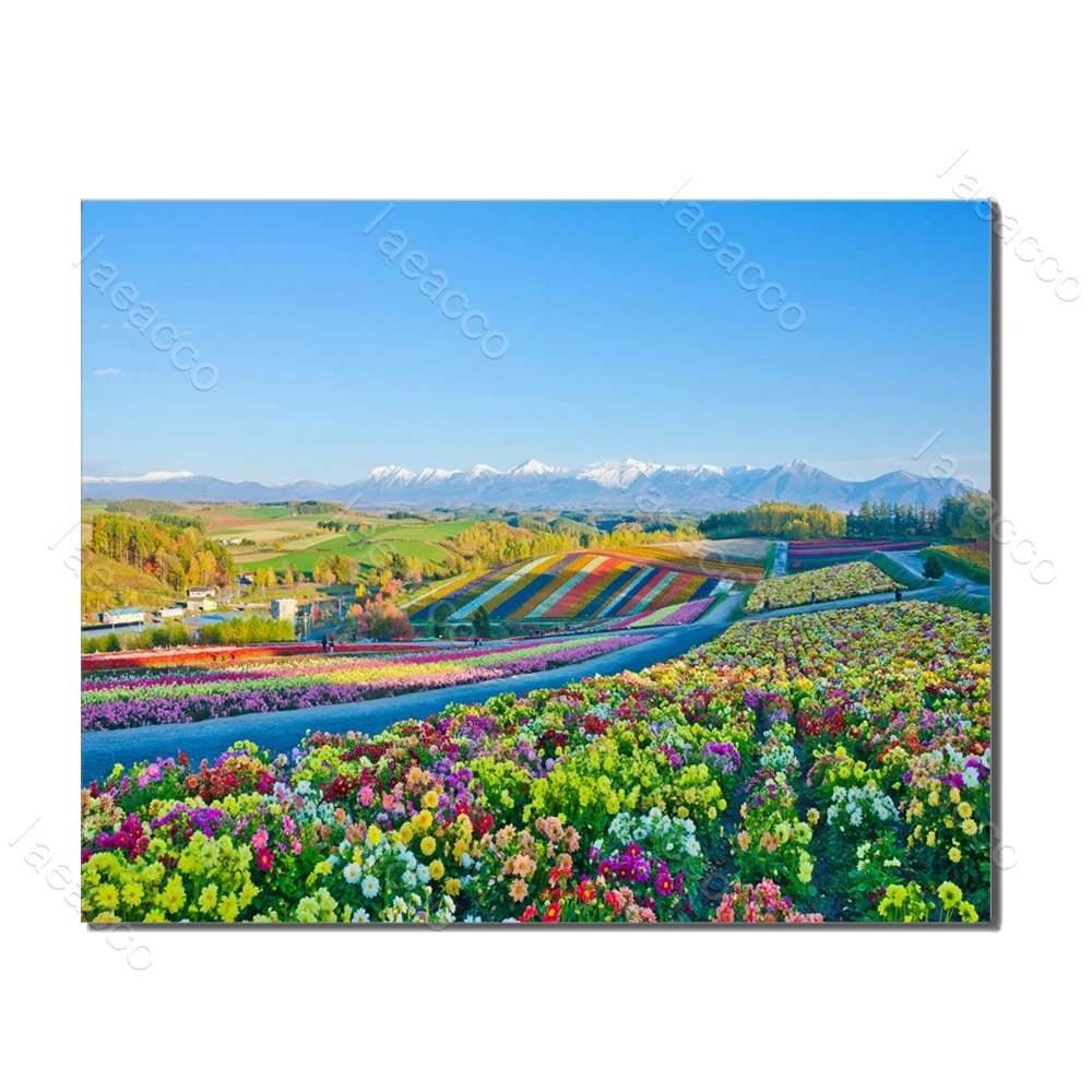 Постеры и принты Laeacco для сада Цветущий цветок винтажная Картина на холсте