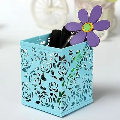 Настольный контейнер для хранения полый держатель ручек органайзер