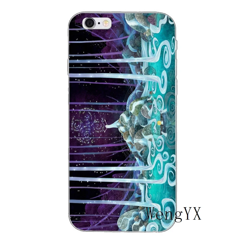 Пленка песня моря плакат тонкий силиконовый мягкий чехол для телефона iPhone X 8 8plus 7