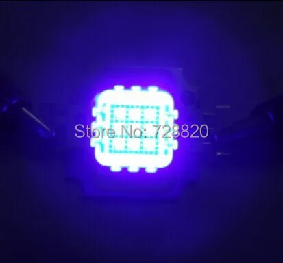 Мощный светодиодный Диод для аквариума Ture UV 10 Вт 410 нм 420 430 бесплатная доставка |