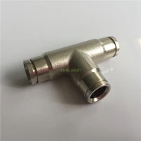 s109 slip lock tee connector 3 way fitting 38 size for misting system 5pcslot