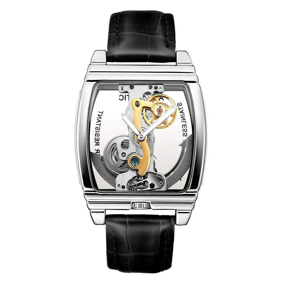 Часы Tourbillon Мужские автоматические механические часы топового бренда Роскошные