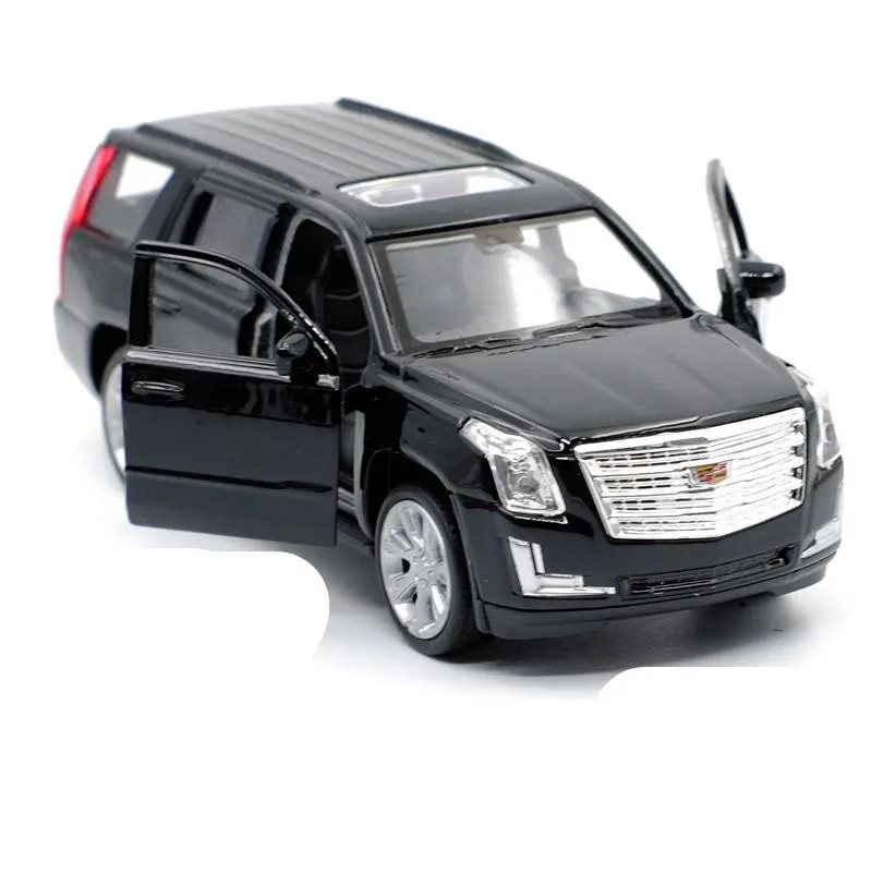 1:36 моделирование Cadillac Escalade сплав потяните назад игрушечный автомобиль литье под