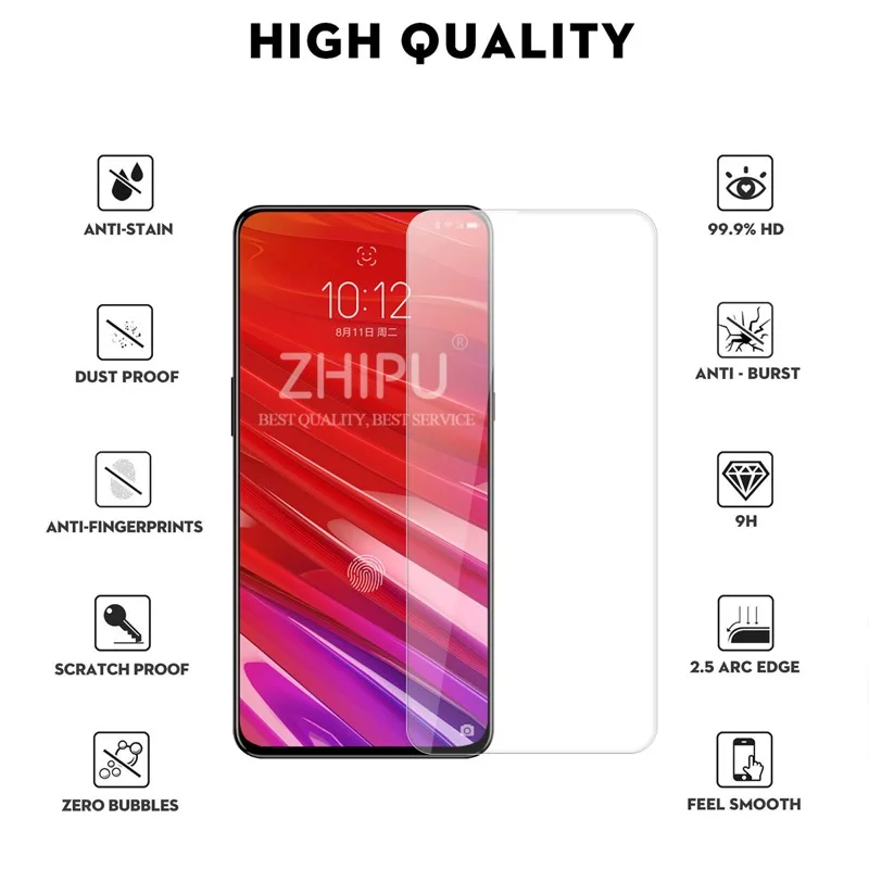 Для lenovo Z5 Pro закаленное стекло 9 H Высокое качество Противоударная защитная пленка