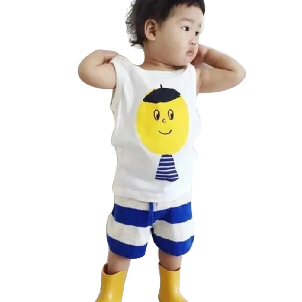 Новое Летнее Детское платье без рукавов платья со стразами Детский комплект От 1