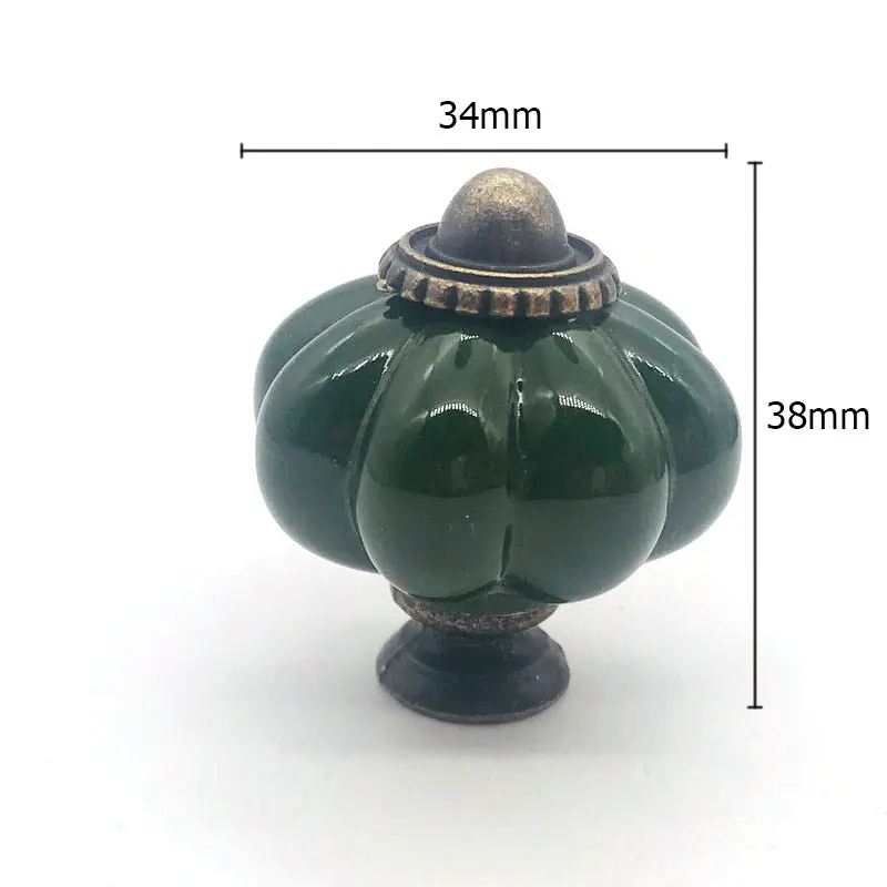 Dark green Различные модели современные керамические фарфоровые ручки для дверей шкафа подходят для кухонного шкафа шкаф для ювелирных изделий круглые ручки для дверей 1x - Цвет: Dark green