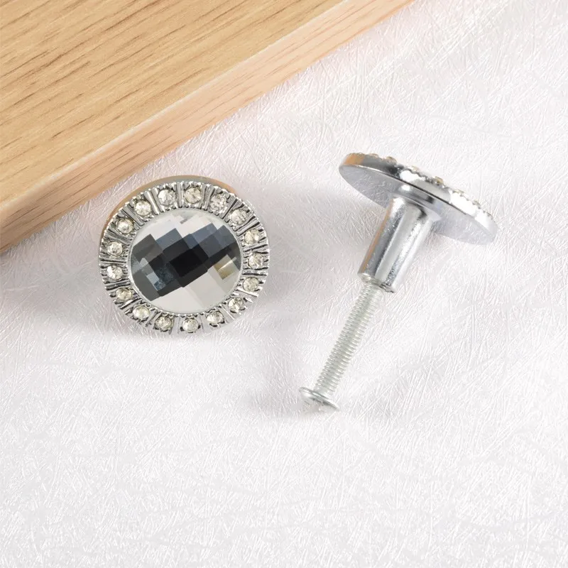 30mm Diamond Shape Cabinet Knobs And Handles For Furniture Crystal Glass Gold Kitchen Cupboard Door Closet Drawer Pulls | Обустройство