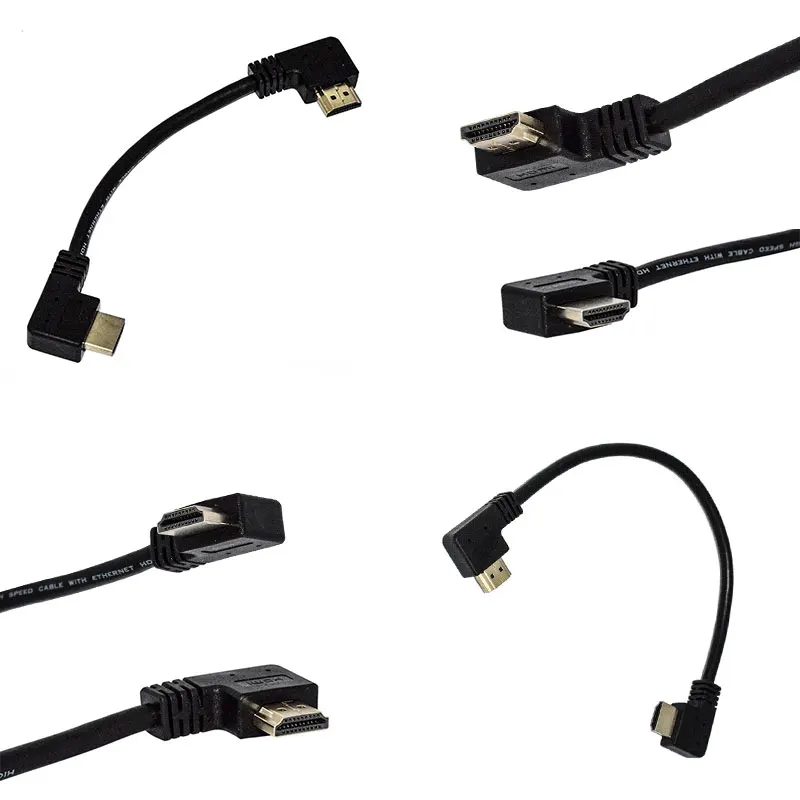 DANSPEED 15/20 см 1080P 4K HDMI левый и правый угловой кабель для xbox HDTV DVD видео|hdmi cable|cable hdmi4k hdmi