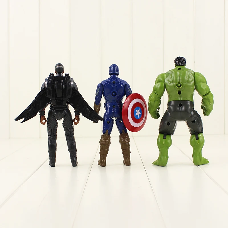 Marvel Avengers 3 Infinity War Hulk/Iron Man/Spiderman/Thanos/Vision/Captain America/Ant Man/Thor/Loki Action Figure Set Kid Toy | Игрушки и