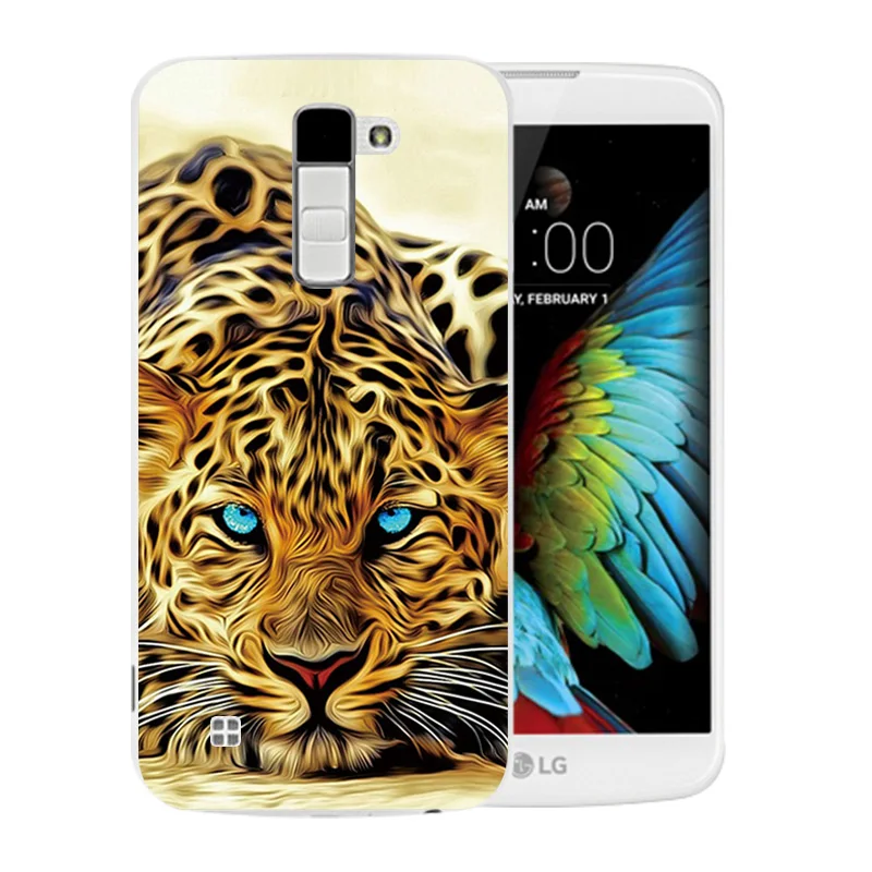 Для LG K10 LTE K420N K430 K430ds F670 Мягкий ТПУ чехол для задней панели с узором Marb чехлы