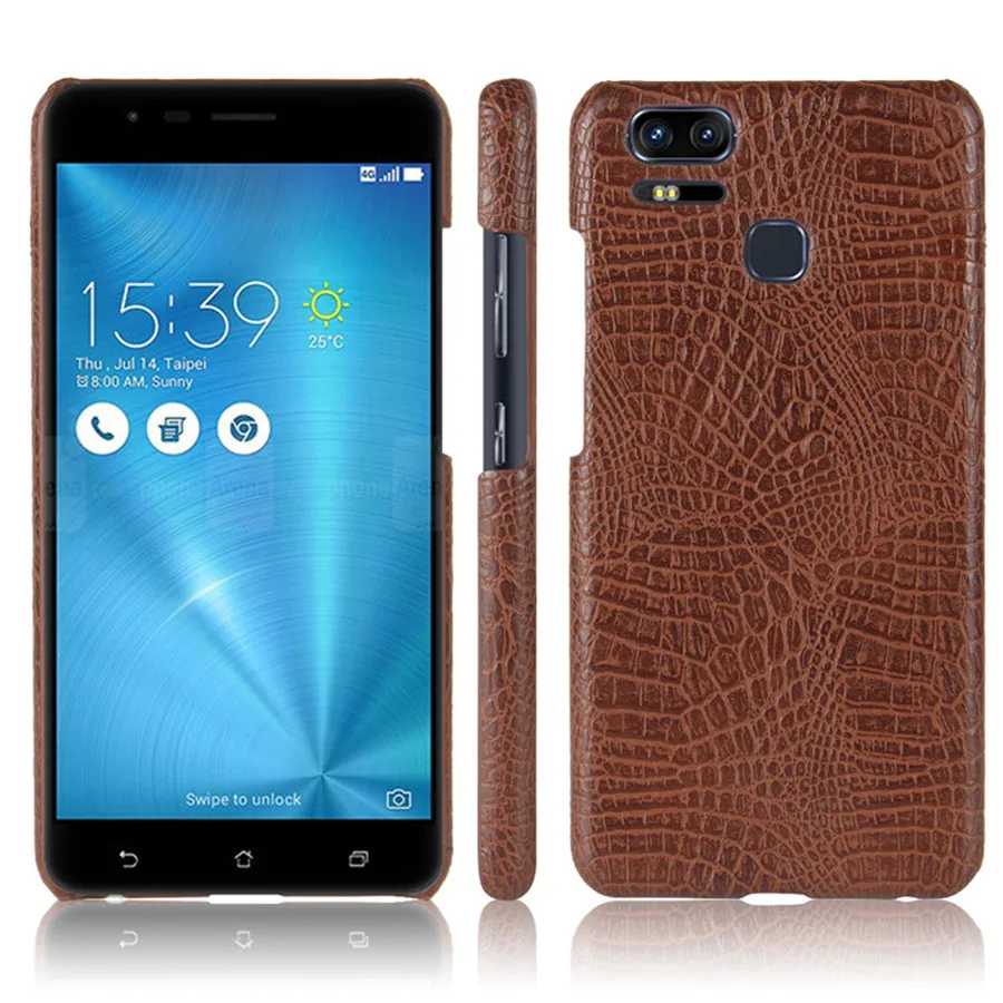 Чехол Zenfone 3 Zoom ZE553KL роскошный чехол с принтом крокодиловой кожи для ASUS ZenFone в стиле