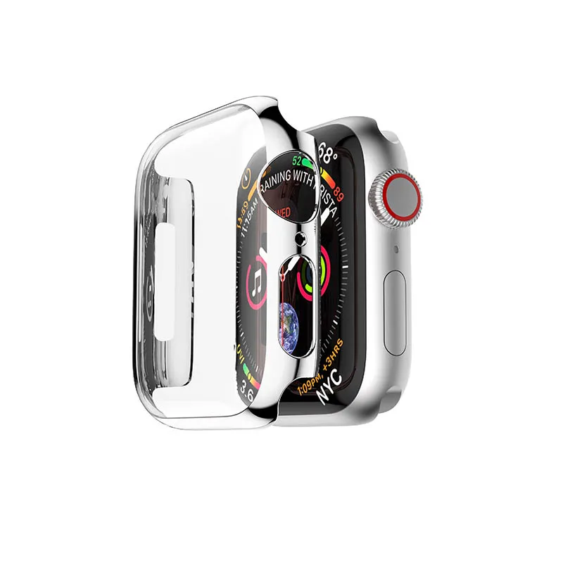 Защитный чехол из поликарбоната для Apple Watch band 40 мм 44 аксессуары смарт-часов iwatch