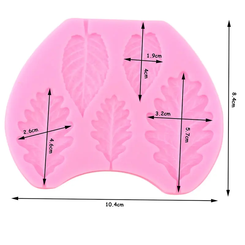 Blackberry Oak Leaves силиконовая форма для помадки инструменты украшения торта орехи