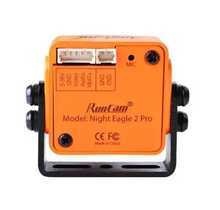 Новый RunCam ночь Орел 2 PRO 5. 8 &quotCMOS мм 0 00001 800TVL 4:3 LUX 1/1 FPV системы камера w/Integrated OSD MIC для