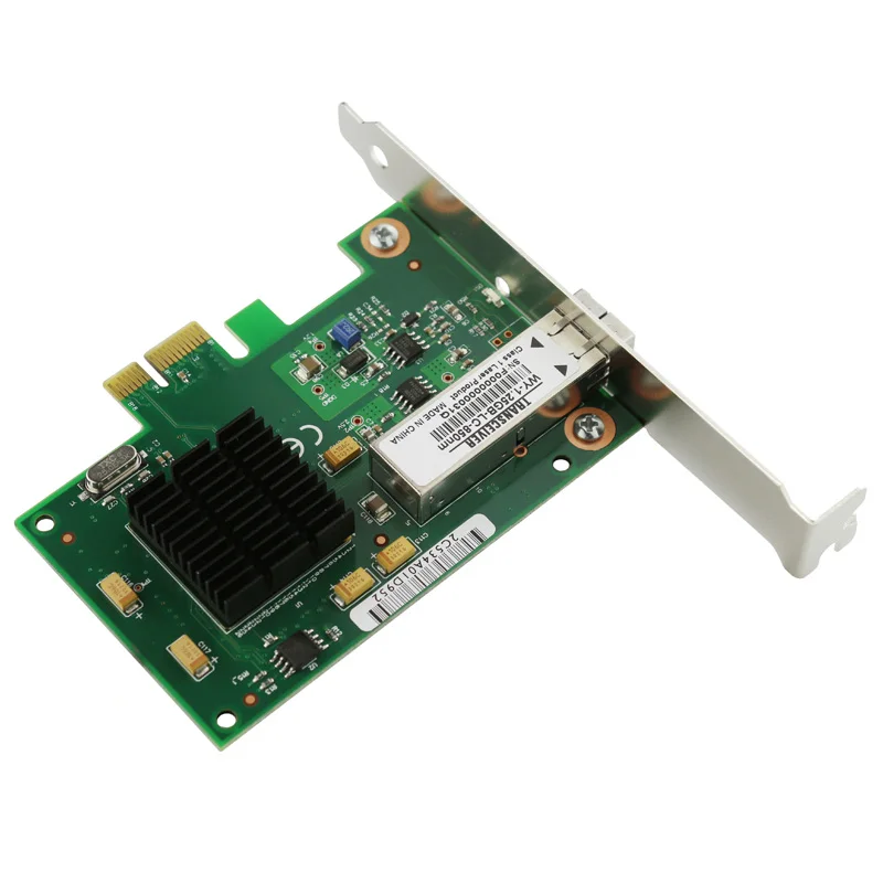 Winyao WY5715F PCI-E X1 1000 Мбит/с волокно Gig Ethernet сетевой адаптер 1 г 850nm LC оптический модуль