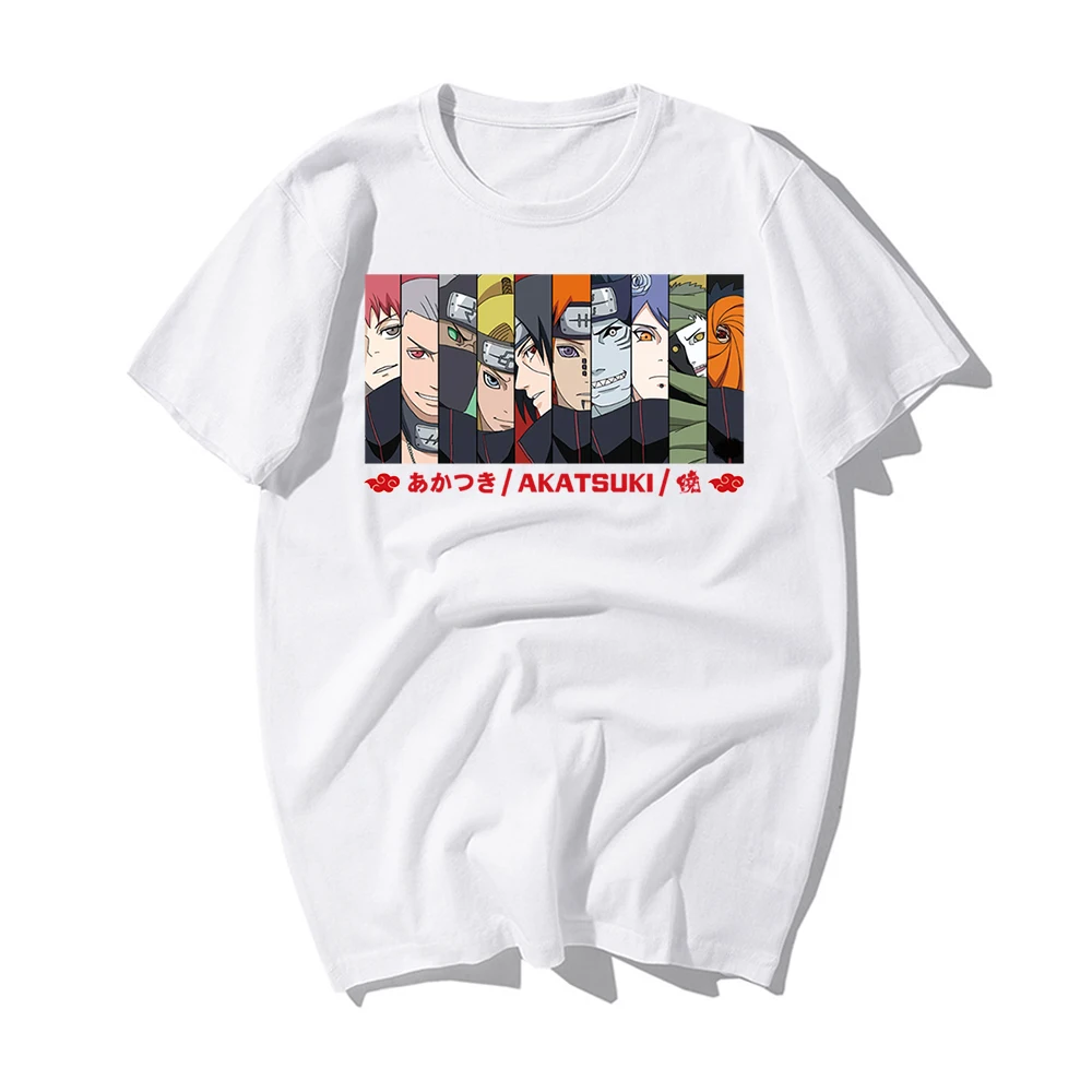 Наруто Akatsuki Pein Футболка мужская хлопковая Homme аниме футболка брендовая Повседневная Уличная Harajuku модная мужская футболка с круглым вырезом s
