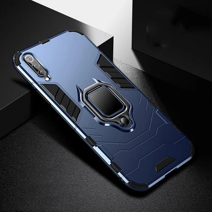 Navy Blue Противоударный защитный чехол для Xiaomi mi 9 mi 9 SE mi 8 mi 8 Lite из мягкого ТПУ+ поликарбоната PocoPhone F1 Coque для Xio mi A2 Lite Fundas - Цвет: Navy Blue