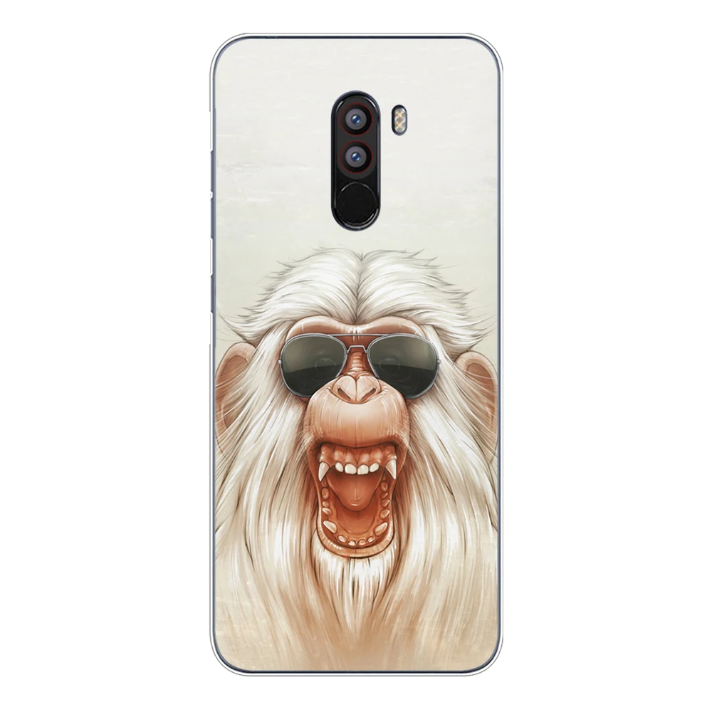 Мягкий чехол из ТПУ Для Xiaomi Pocophone F1 6 18 дюйма силиконовый защитный для очков