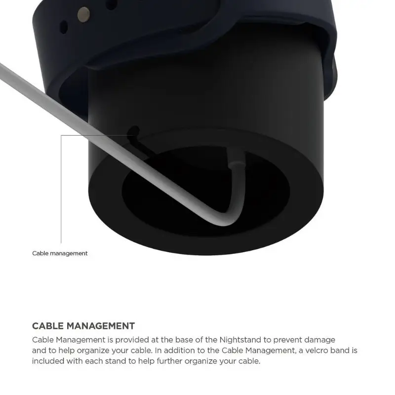 Силиконовый держатель док-станции для Apple Watch Series 4/3/2/1 44 мм/42 мм/40 мм/38 мм зарядный