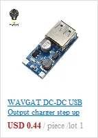 WAVGAT 5 шт. MT3608 DC-DC повышающий преобразователь усилитель питания модуль повышающий плата макс. выход 28 в 2A для Arduino