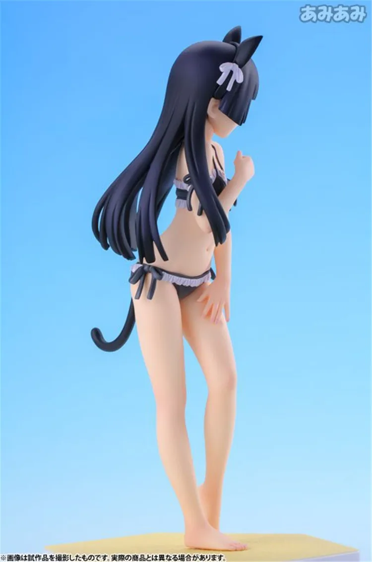 Аниме My Little Sister Can't Be This Cute Gokou Ruri черная фигурка кота ПВХ коллекция 5 90 дюйма