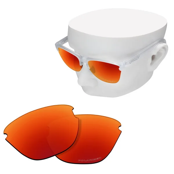 Fire Red Mirror OOWLIT Анти-Царапины Сменные линзы для-солнцезащитные очки Oakley Frogskins Lite OO9374 травления поляризованных солнцезащитных очков - Цвет линз: Fire Red Mirror