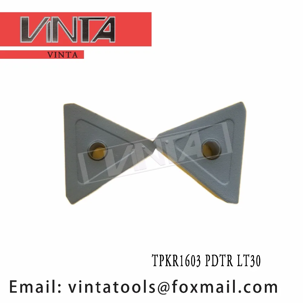 

Высококачественные твердосплавные Токарные пластины TPKR1603 PDTR LT30 cnc