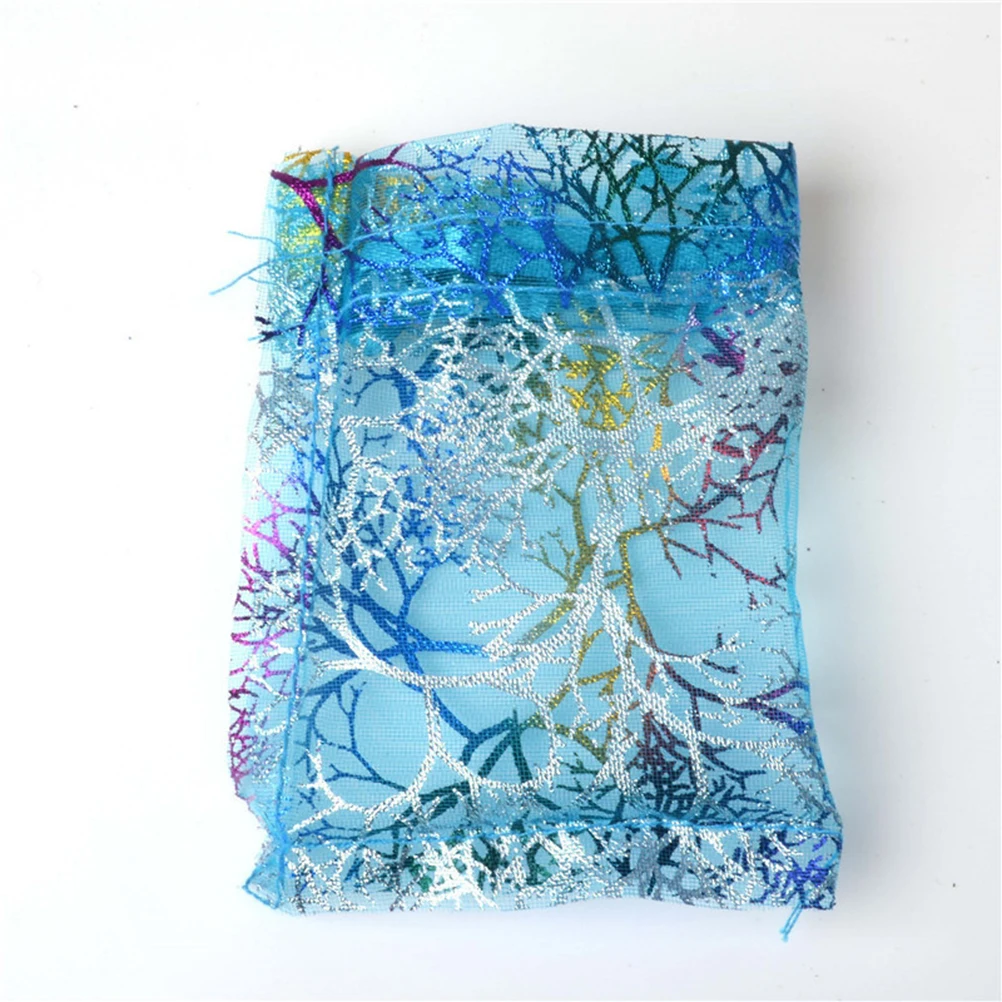 20 шт. Ювелирное кольцо на шнурке сумка для хранения с позолоченным коралловым