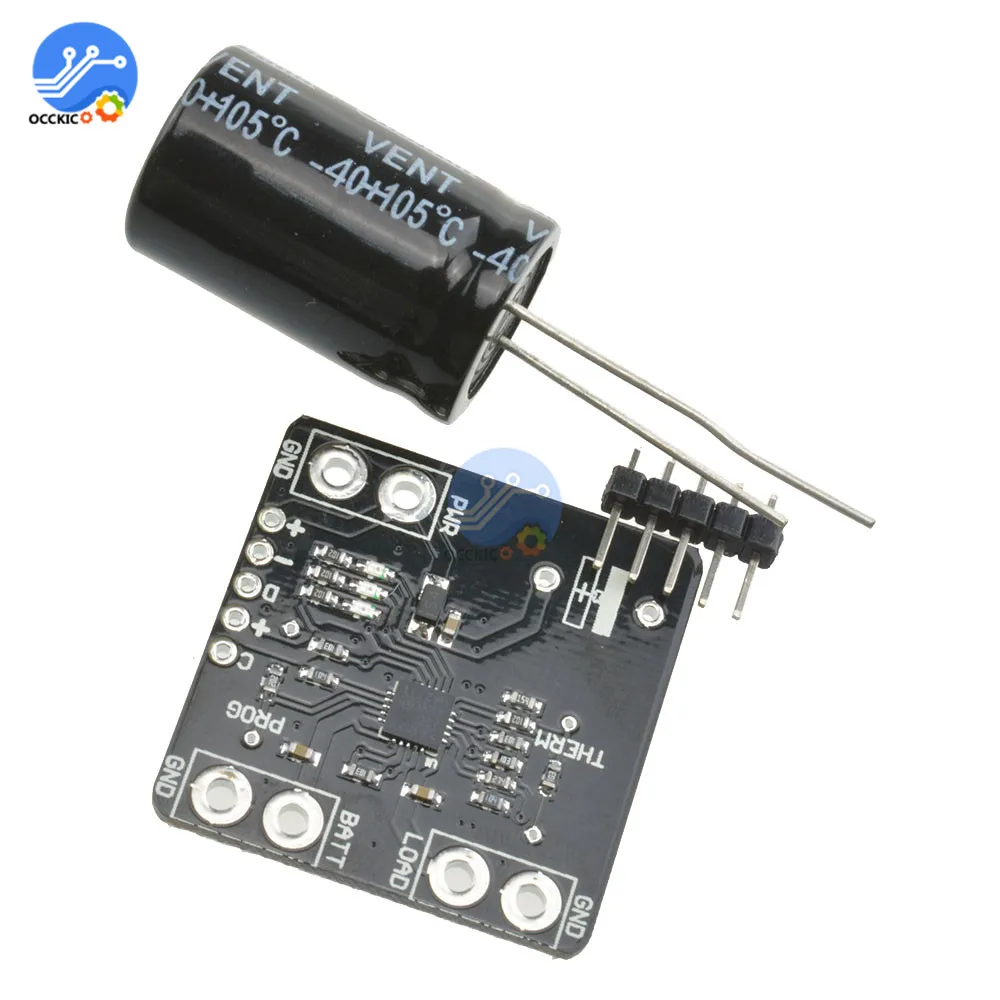 Литиевая батарея BMS плата зарядного устройства MCP73871 USB DC 5V Power Solar литиевая 3 7 V/4 2 V