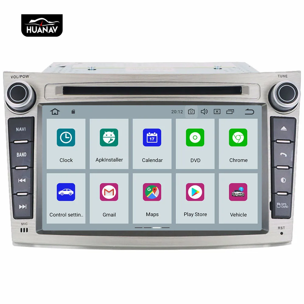 Автомобильный DVD-проигрыватель DSP навигация GPS Android 9 для Subaru Outback 2009-2014