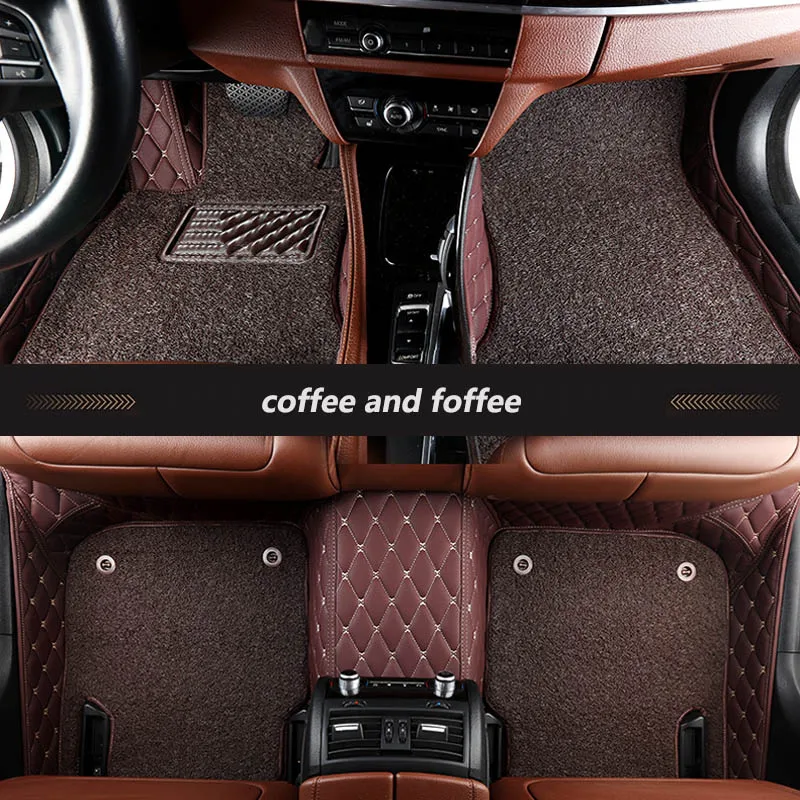 Kalaisike пользовательские автомобильные коврики для Jaguar все модели F PACE XJL XEL XF XE TYPE XK